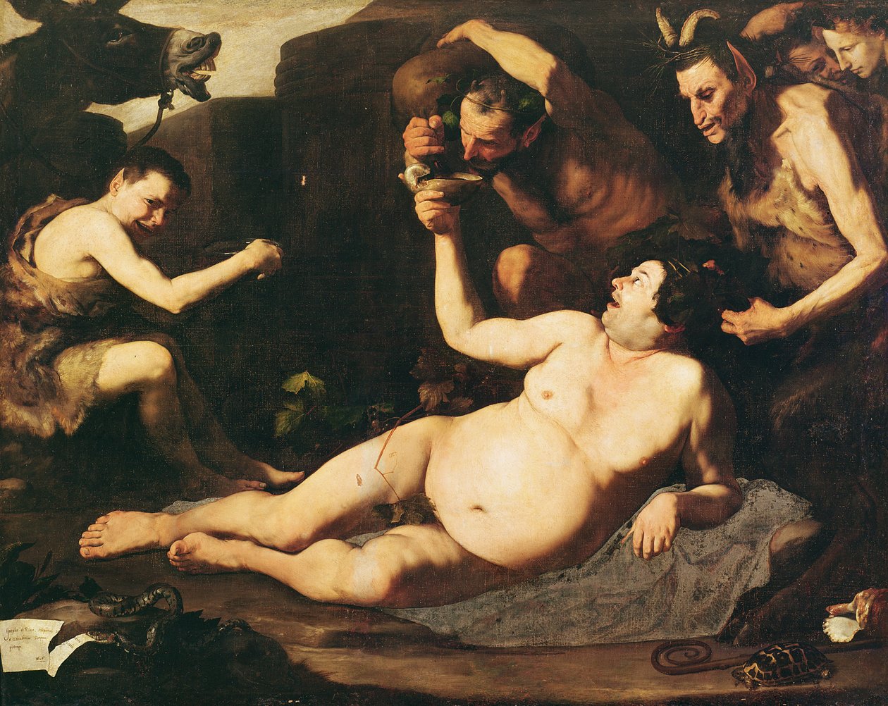 Drunken Silenus, 1626 av Jusepe de Ribera