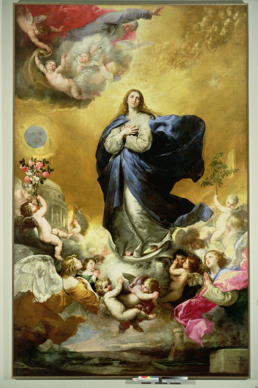 Obefläckad avlelse, 1635 av Jusepe de Ribera