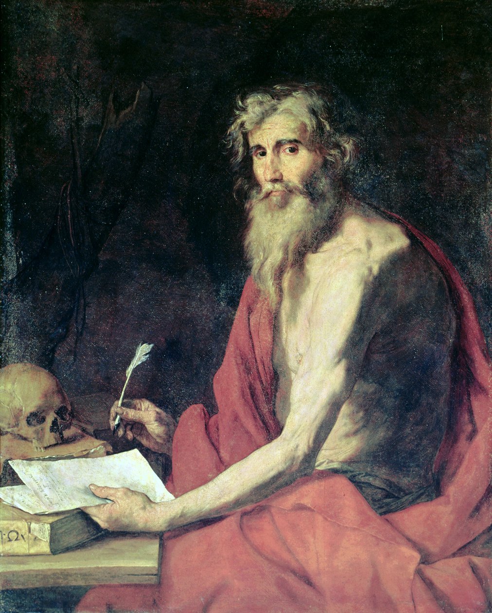 St. Jerome av Jusepe de Ribera
