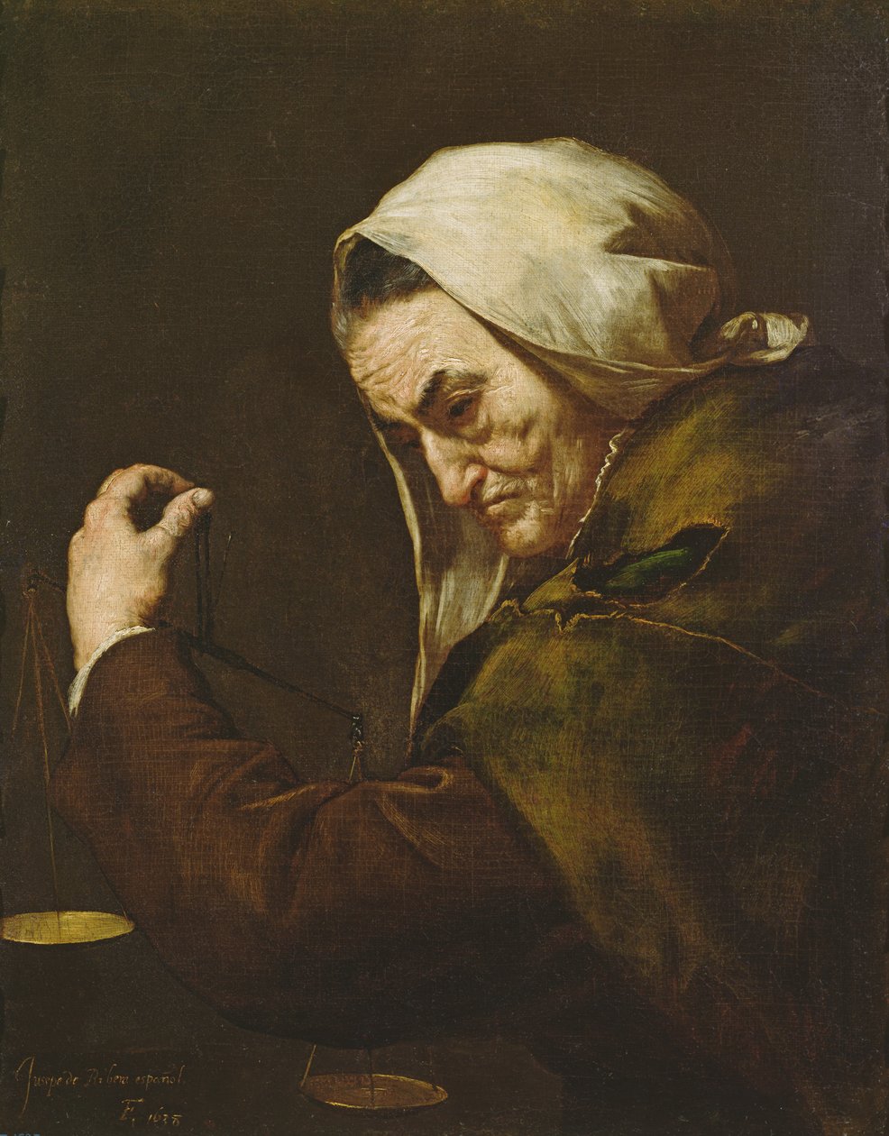 Den gamle ockraren, 1638 av Jusepe de Ribera