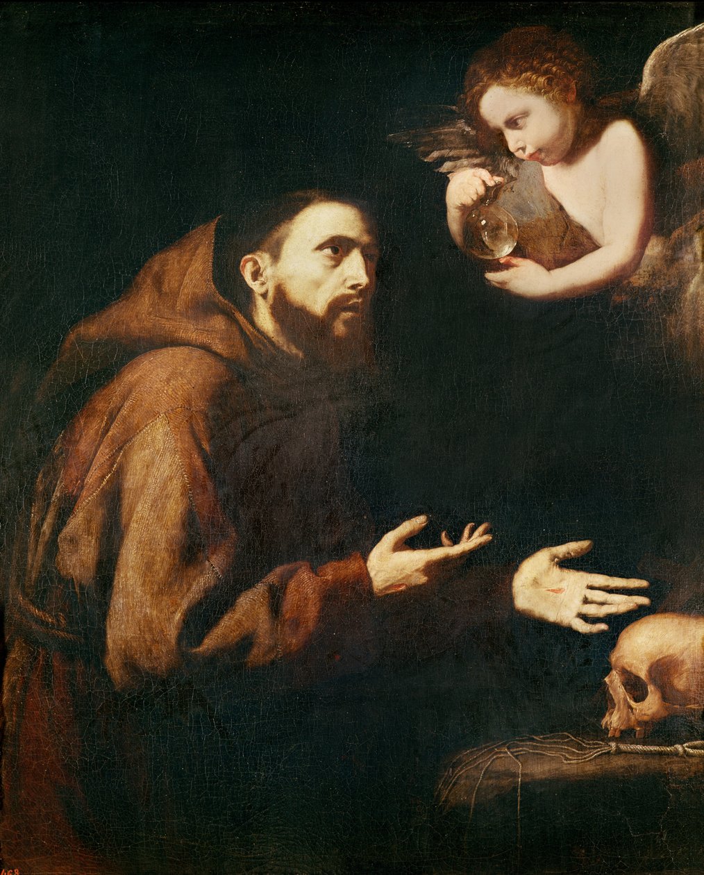 Vision av den helige Franciskus av Assisi av Jusepe de Ribera