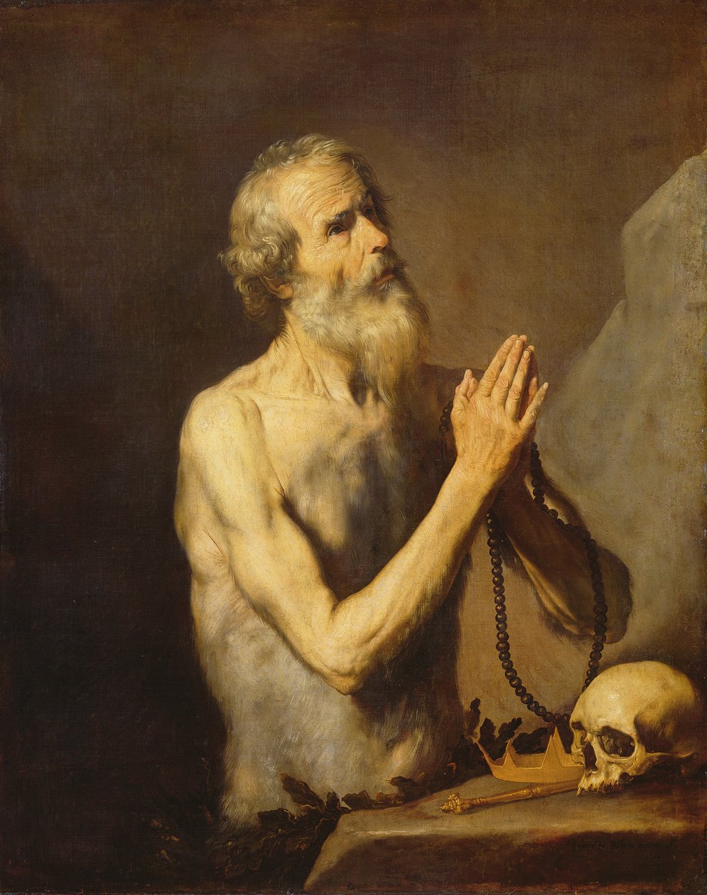 St Onuphrius, 1637 av Jusepe de Ribera