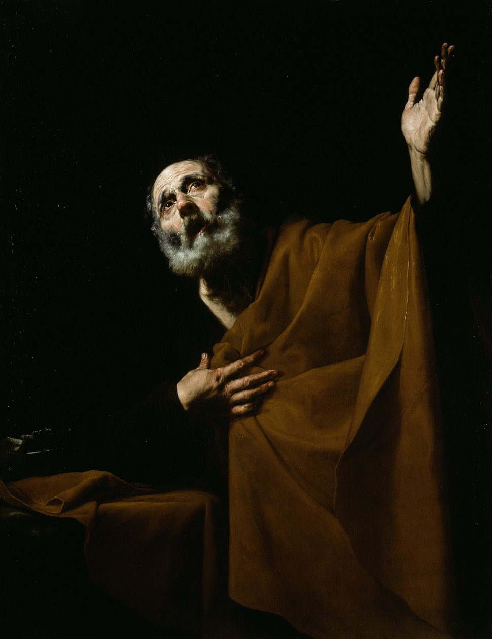Ångerfulla Sankt Peter av Jusepe de (1591 1652) Ribera