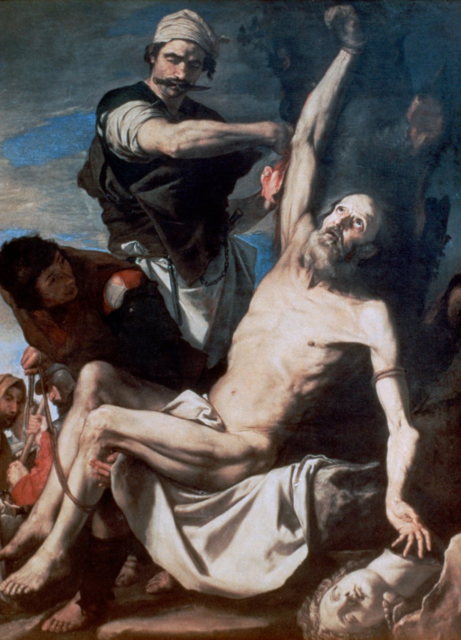 S:t Bartolomeus martyrskap, 1644 av Jusepe de Ribera