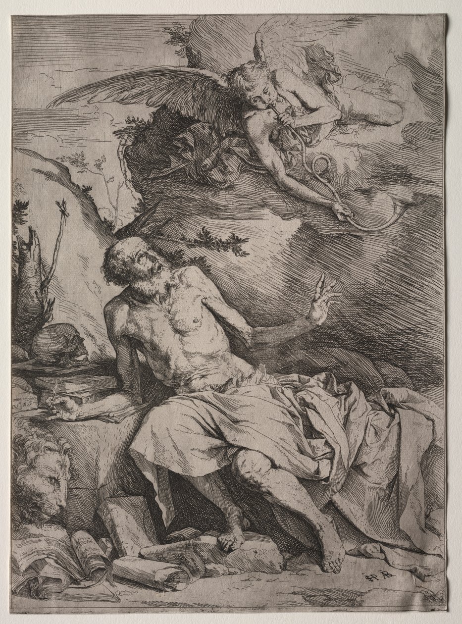 Sankt Jerome av Jusepe de Ribera