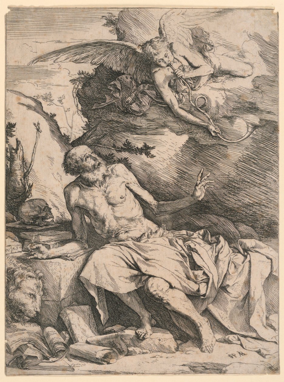 Sankt Jerome av Jusepe de Ribera