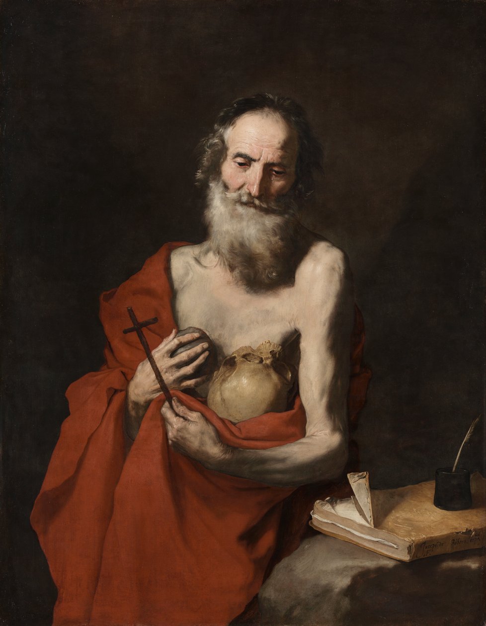 Sankt Jerome av Jusepe de Ribera