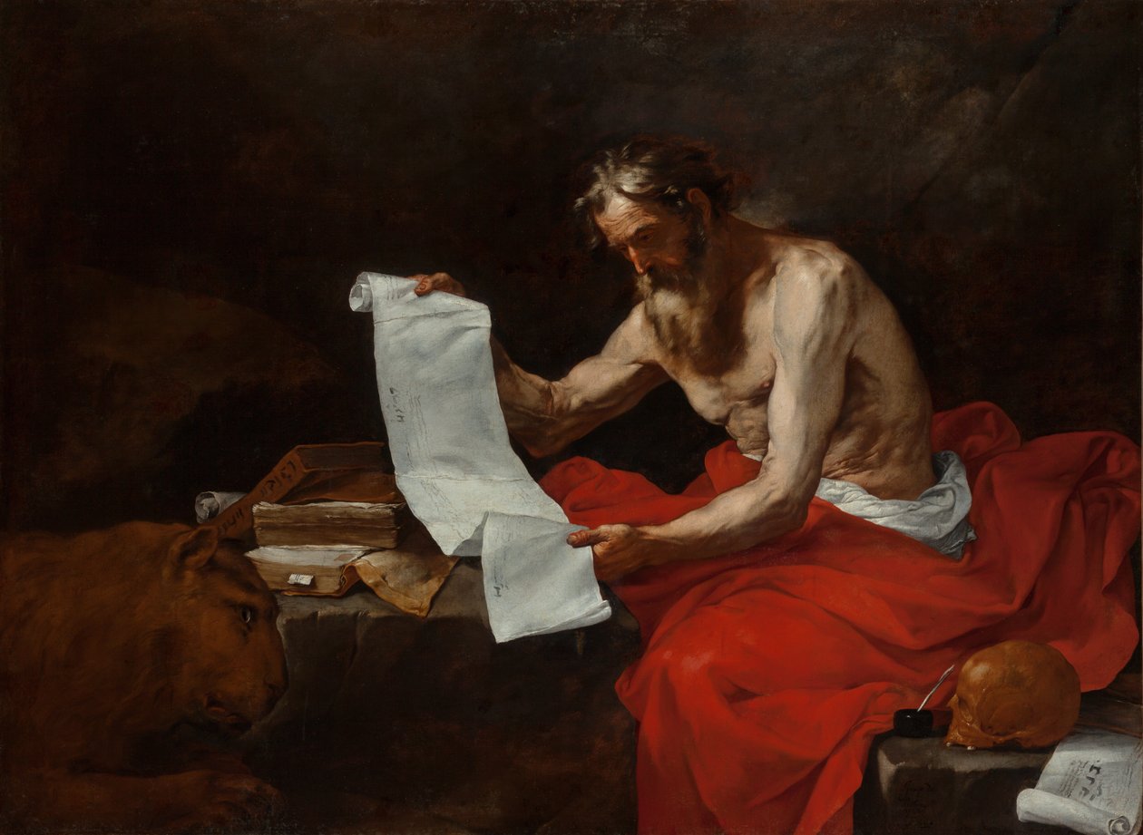 Sankt Hieronymus, 1646 av Jusepe de Ribera