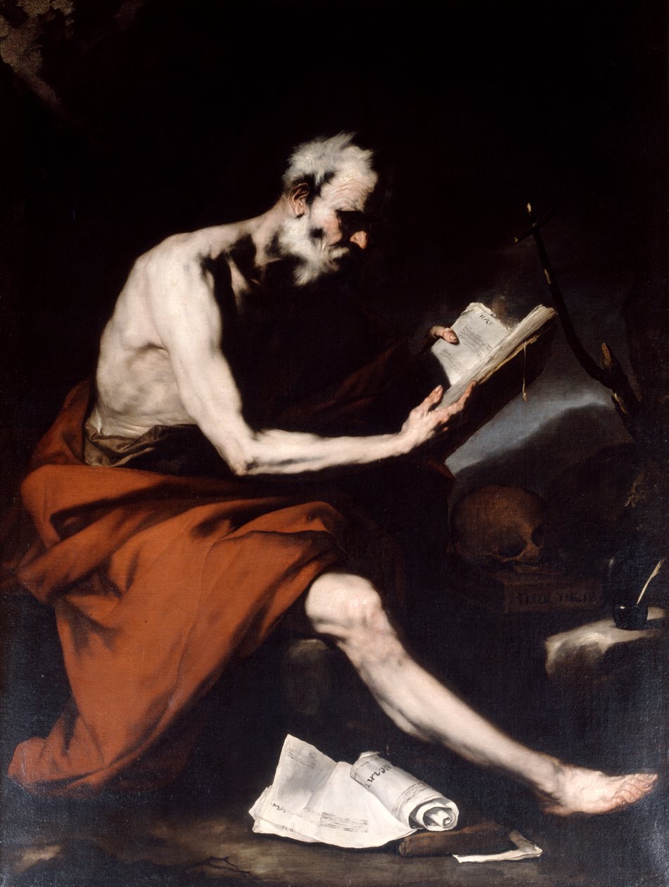 Sankt Hieronymus, 1600-talet av Jusepe de Ribera