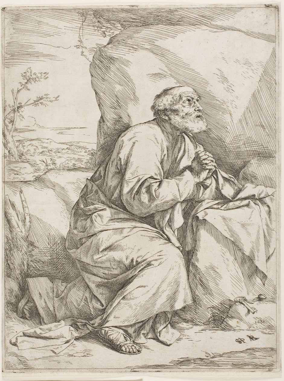 Sankt Peter i öknen av Jusepe de Ribera
