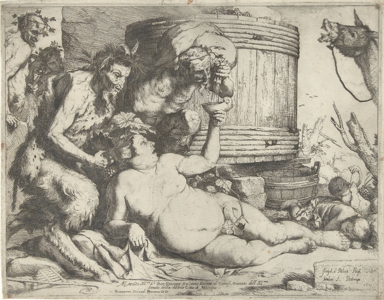 Silenus vid vintunnan av Jusepe de Ribera