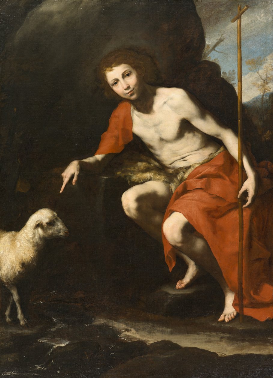 Johannes Döparen, ca 1624 av Jusepe de Ribera