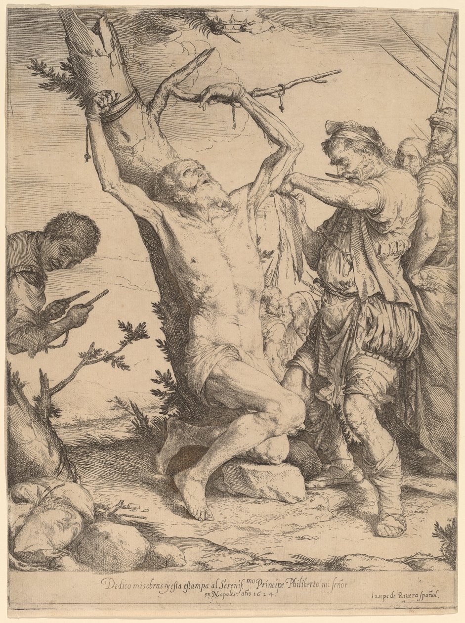 Sankt Bartolomeus martyrskap av Jusepe de Ribera