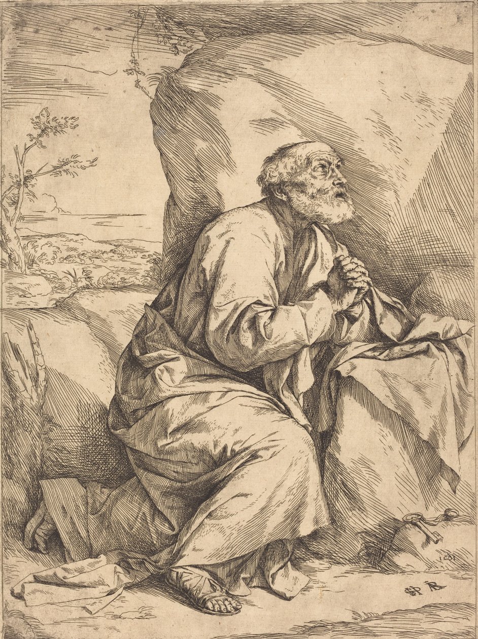 Sankt Peters ånger av Jusepe de Ribera