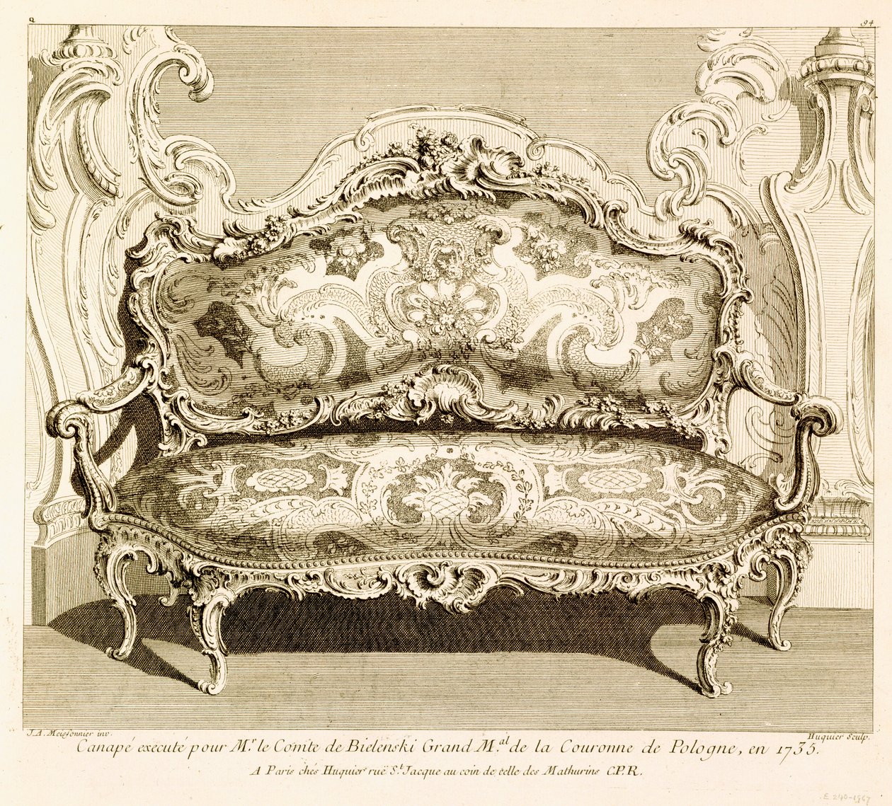 Soffa, Messioner, Juste Aurele (1695-1750), L