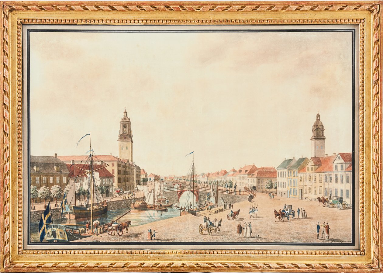 Lilla Torg av Weinberg av Justus Fredrik Weinberg