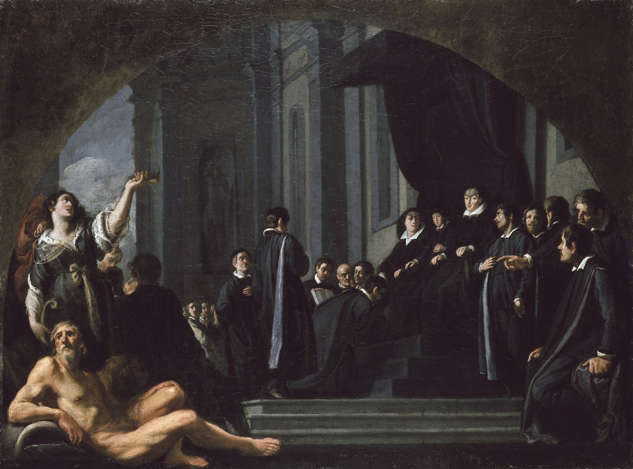 Senatorerna i Florens svär trohet till storhertigen av Toscana, 1600-talet av Justus Sustermans