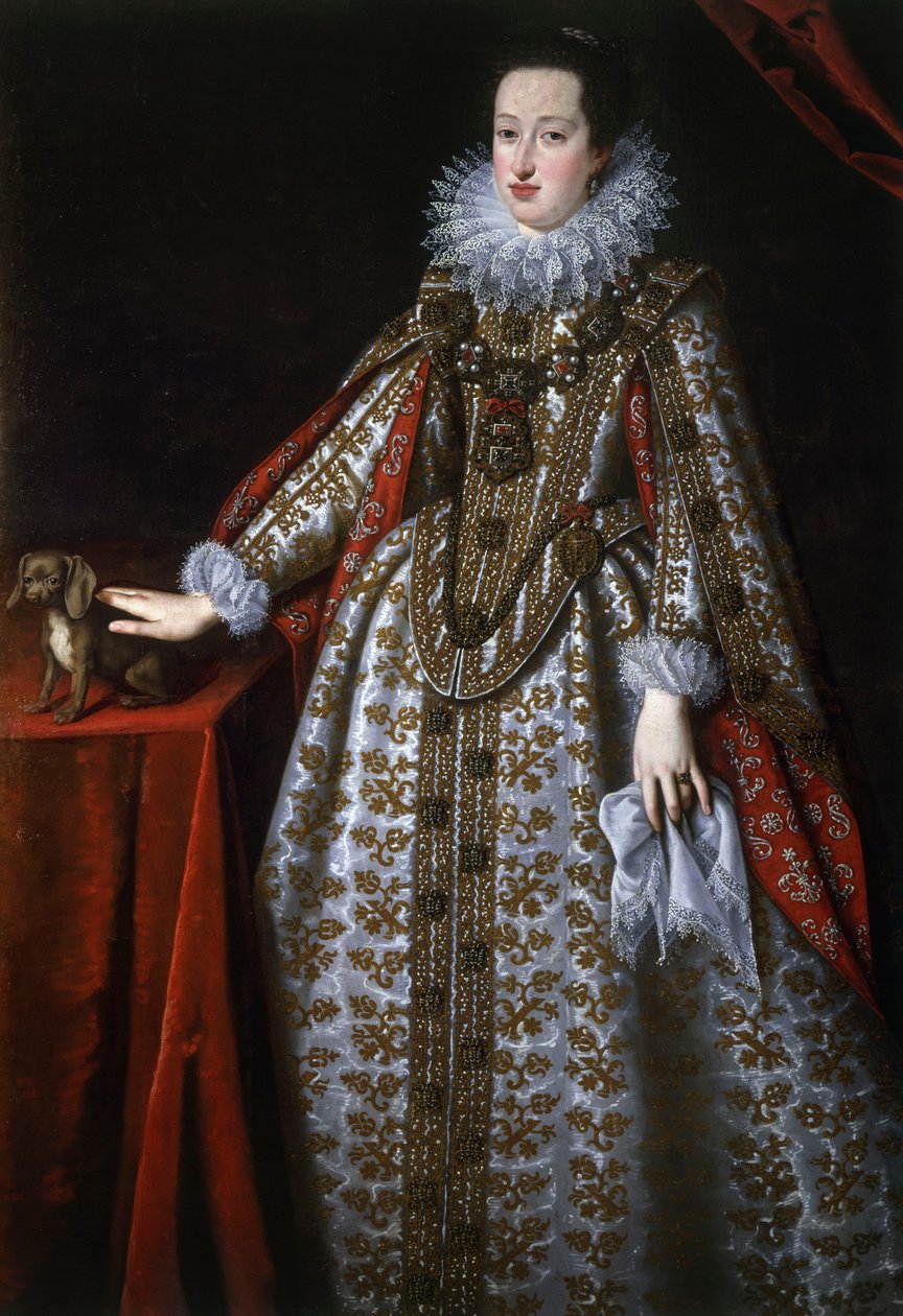 Porträtt av Eleonora Gonzaga (1598-1655) av Justus Sustermans