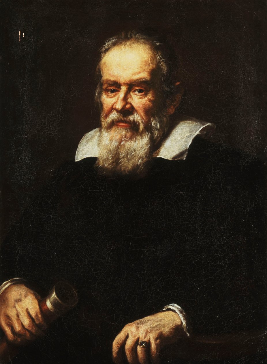 Porträtt av Galileo Galilei av Justus Sustermans