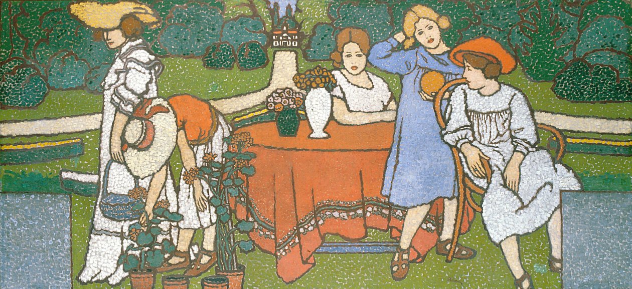 Panel-Picture for the Schiffer Villa av József Rippl Rónai