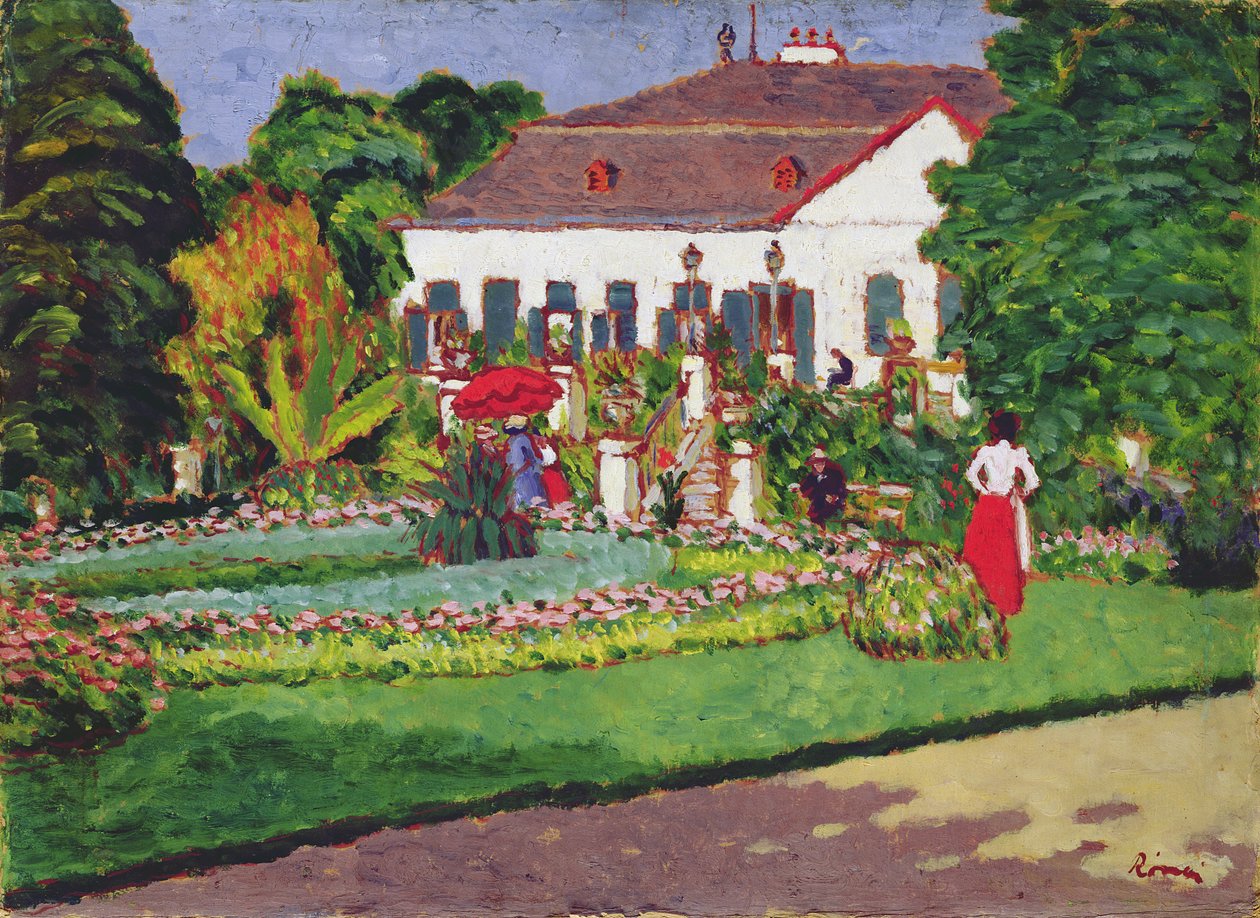 Herrgård i Kertvelyes, 1907 av József Rippl Rónai