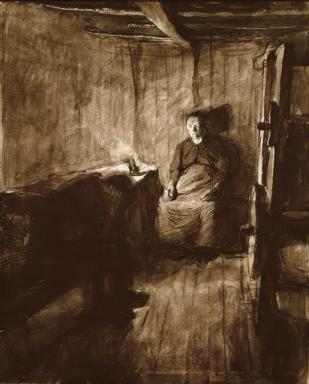 K. Kollwitz, Not av Käthe Kollwitz