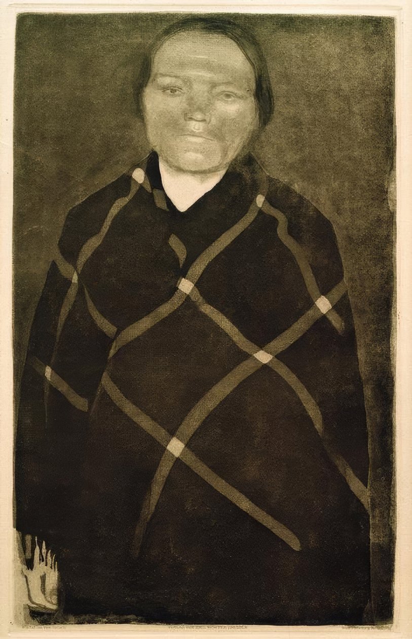 Gravid kvinna av Käthe Kollwitz