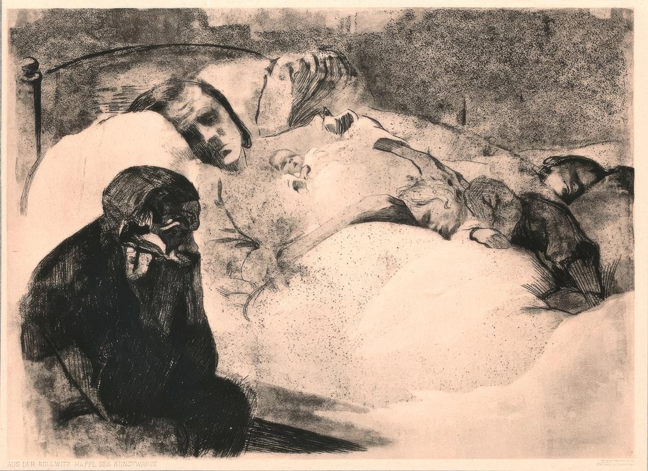 arbetslöshet av Käthe Kollwitz