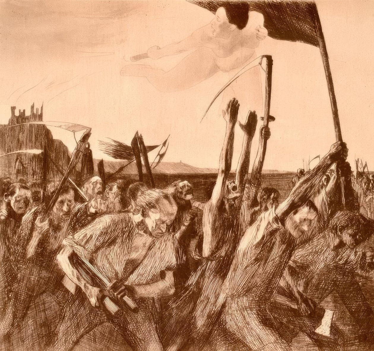 revolt av Käthe Kollwitz