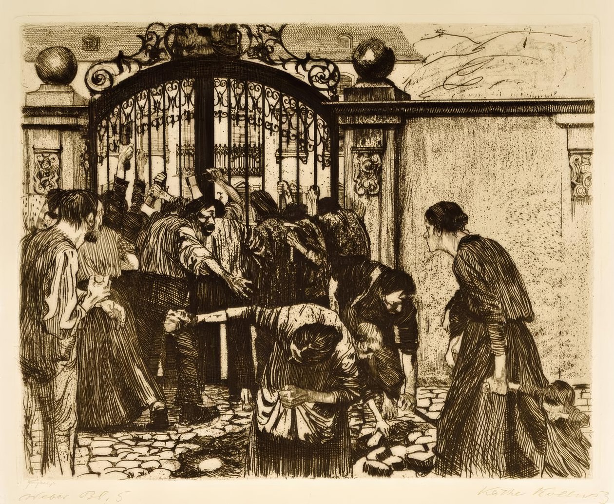 Sturm av Käthe Kollwitz