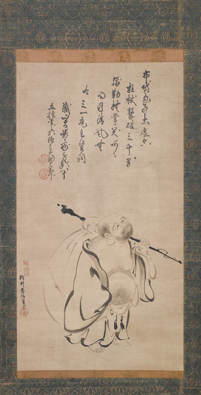Hotei, 1616. av Kano Takanobu