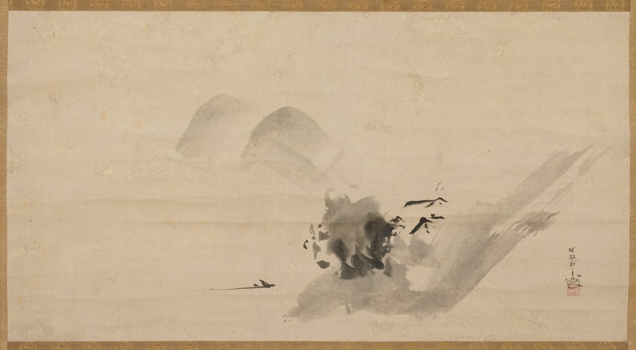 Landskap, Edo-period, 1600-talet. av Kanō Tan’yū