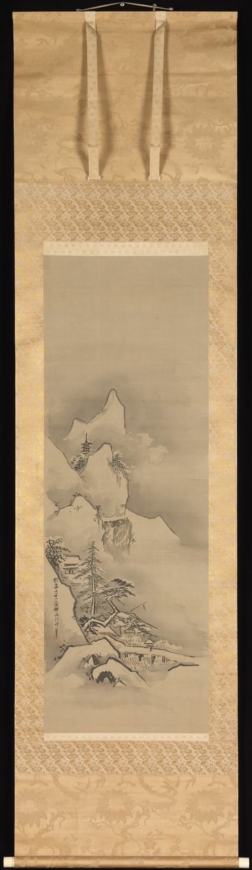 Vinterlandskap, 1662. av Kanō Tan’yū