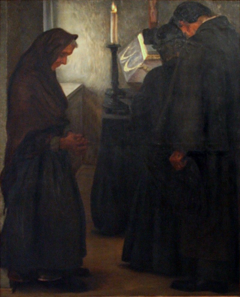 In the Mortuary Mortuary av Karel Myslbek