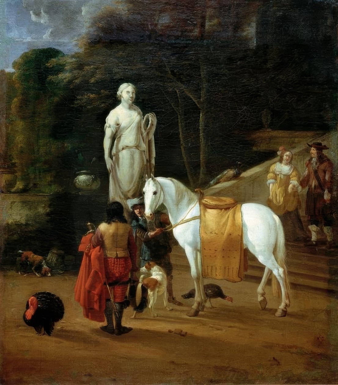 Farväl framför palatset av Karel Dujardin