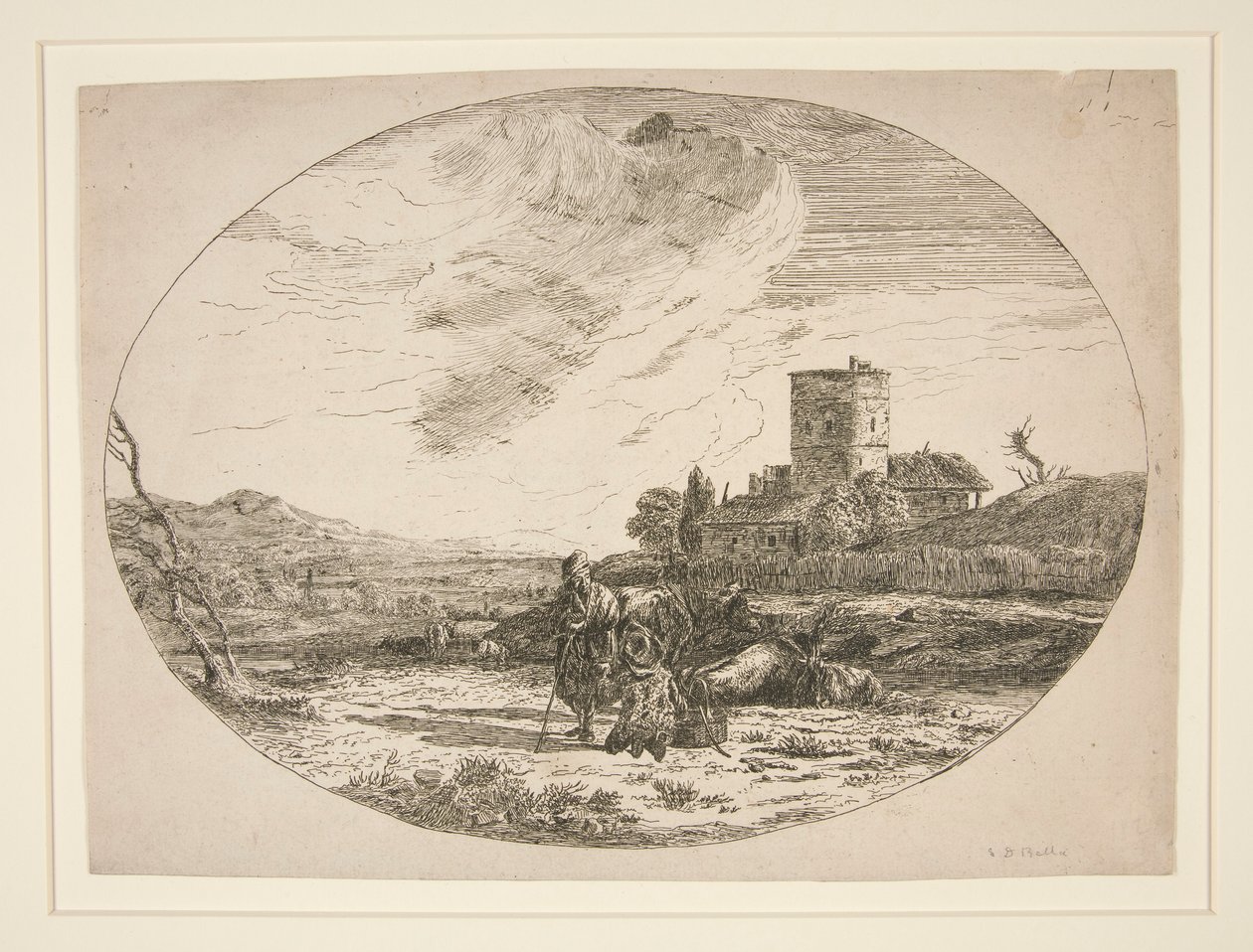 Bukoliskt landskap av Karel Dujardin