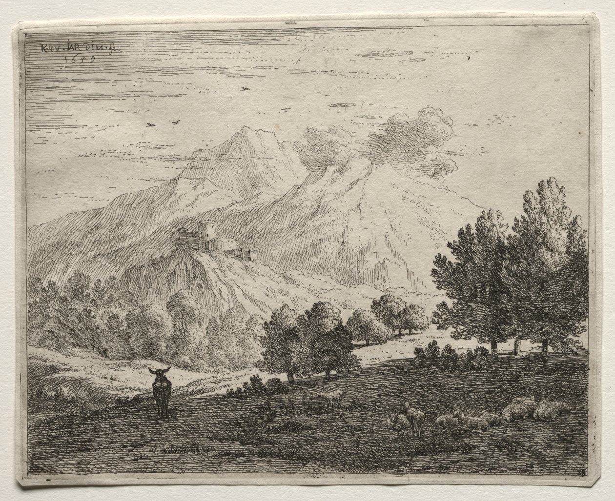 De fyra bergen av Karel Dujardin