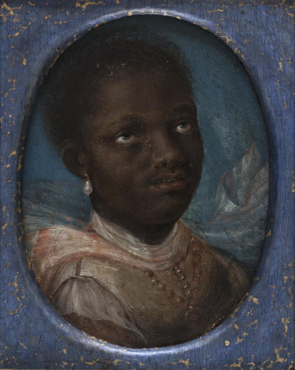 Chef för en afrikan av Karel van III Mander