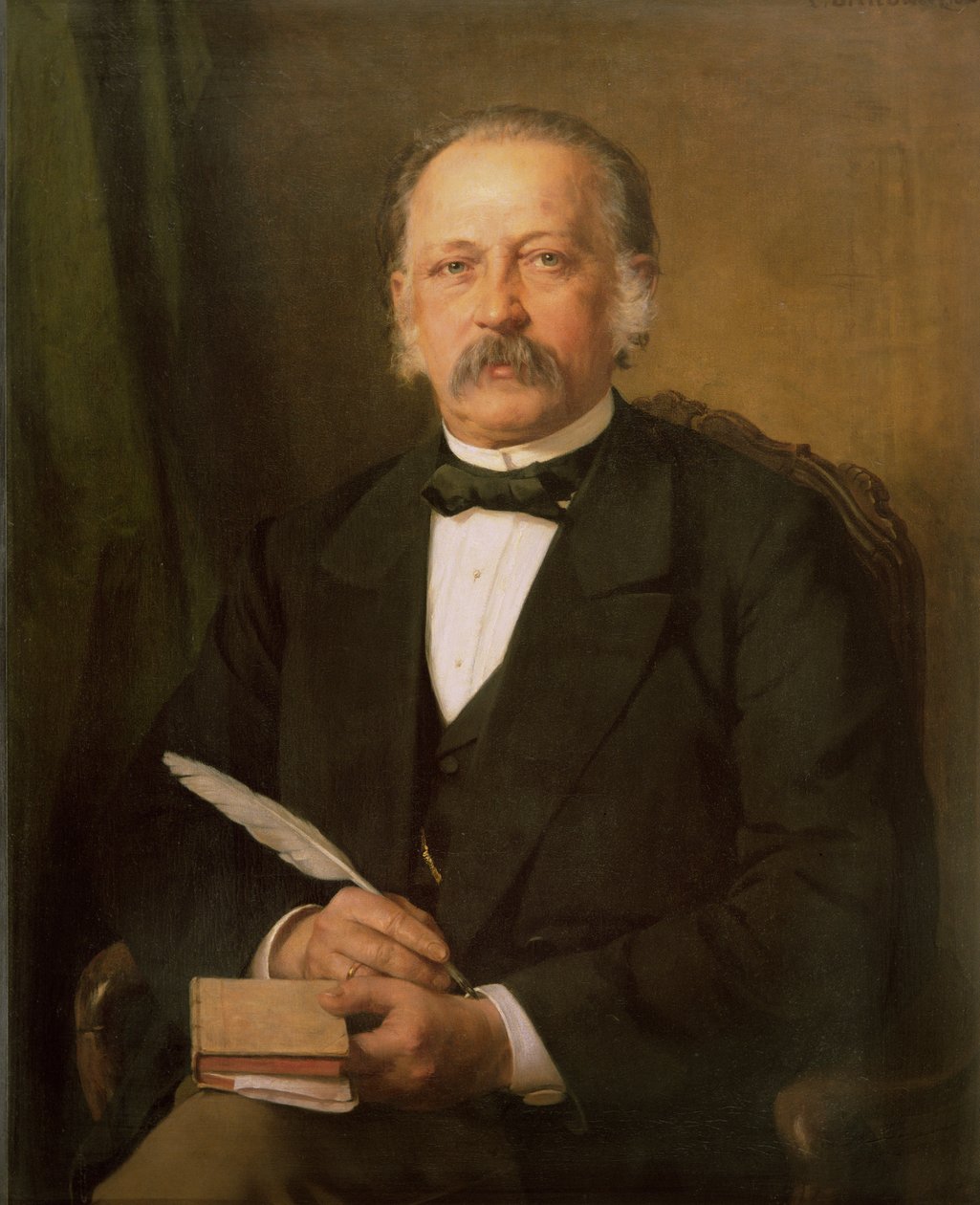 Theodor Fontane, 1883 av Karl Breitbach