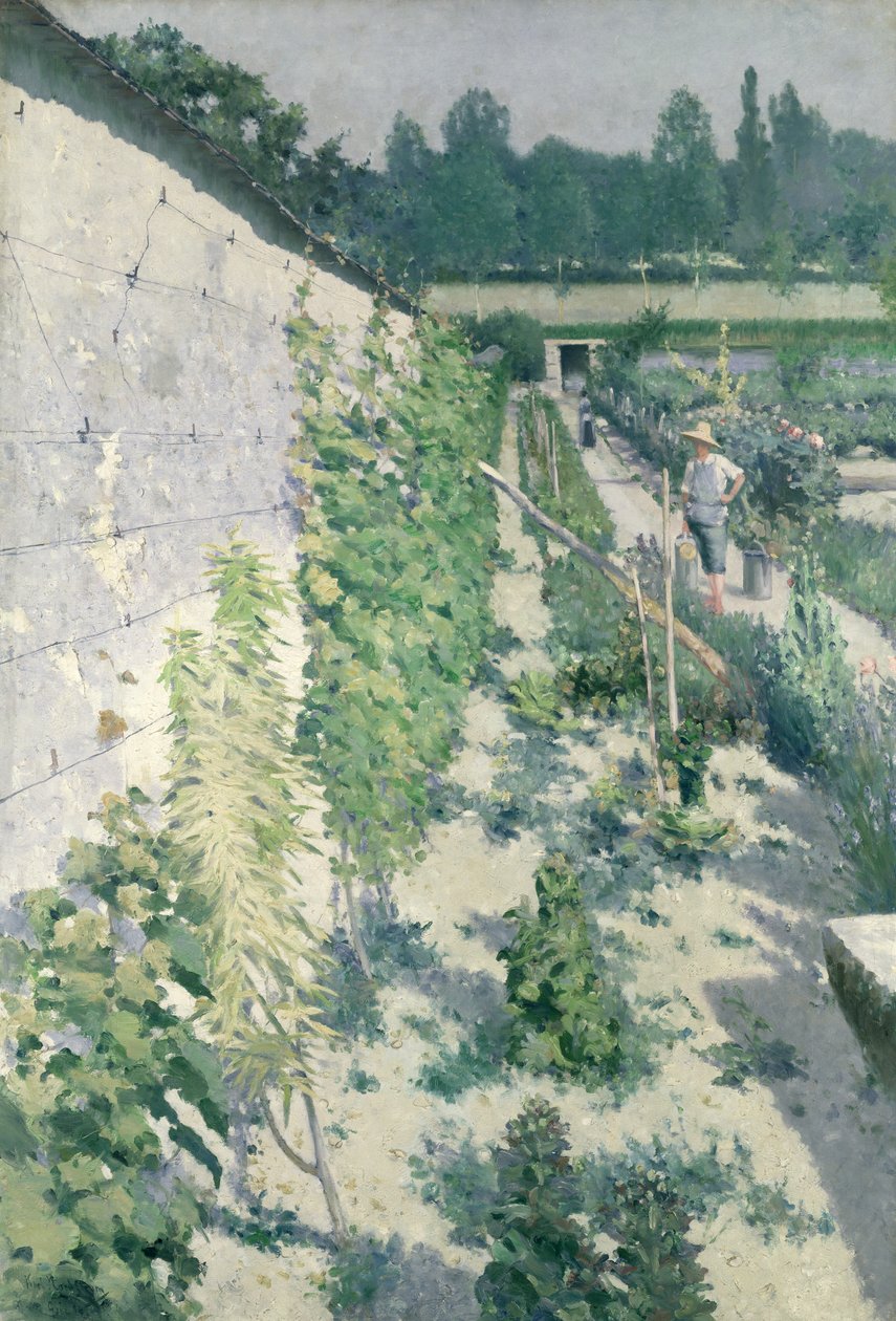 Trädgård i Grez, 1884 av Karl Fredrick Nordstrom