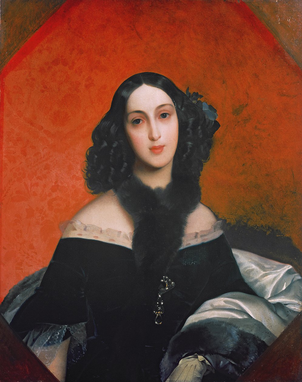 Porträtt av M.A. Bek, 1840 av Karl Pavlovich Bryullov