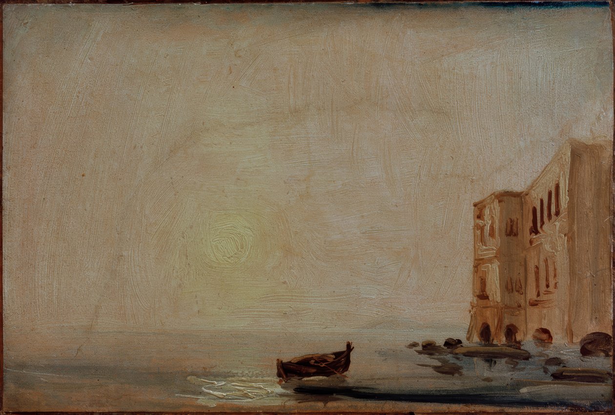 Solen över havet av Carl Blechen