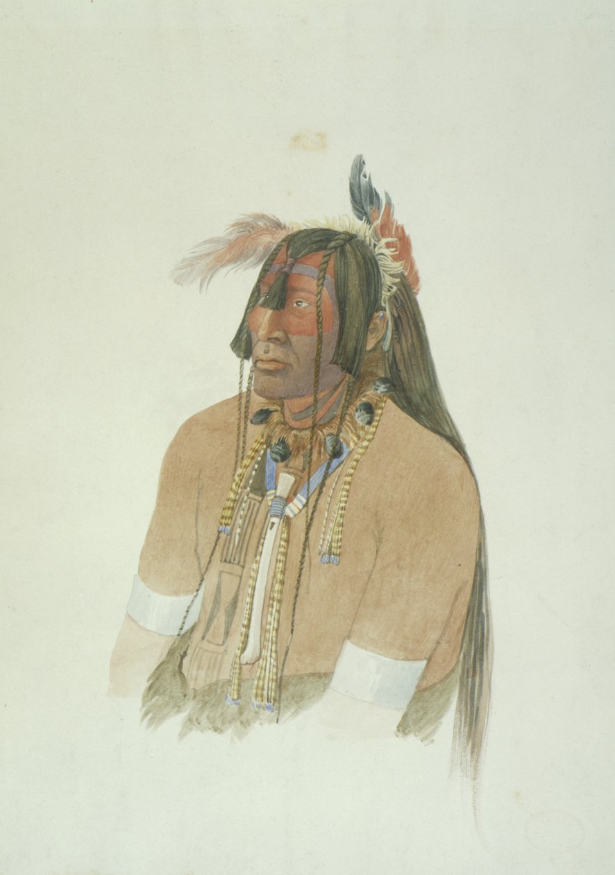 Oidentifierad man av Karl Bodmer