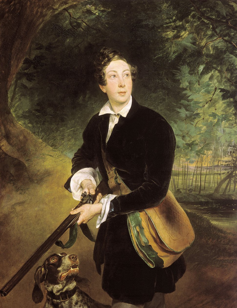 Porträtt av Aleksej Konstantinovitj Tolstoj av Karl Bryullov
