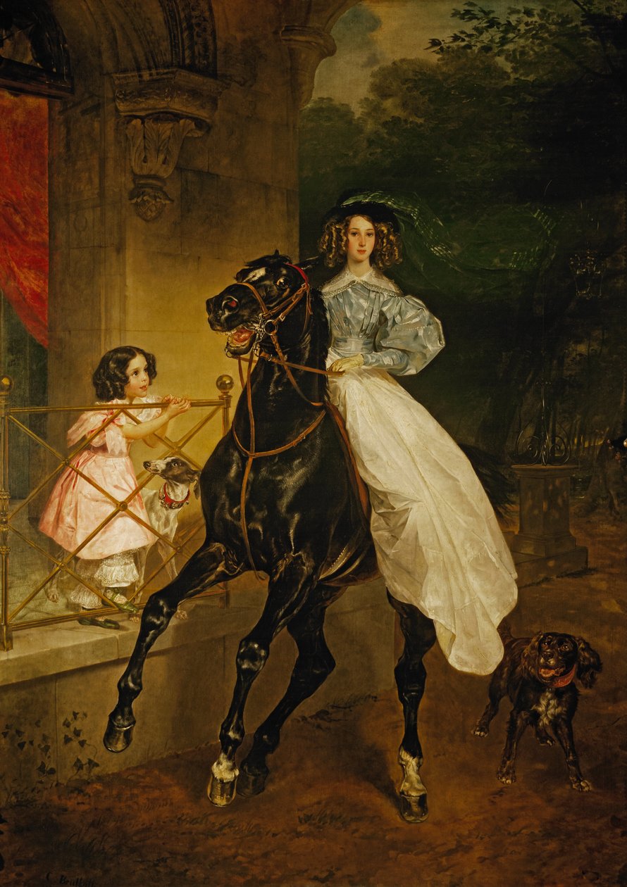 Ryska: "A Rider" A Rider av Karl Bryullov