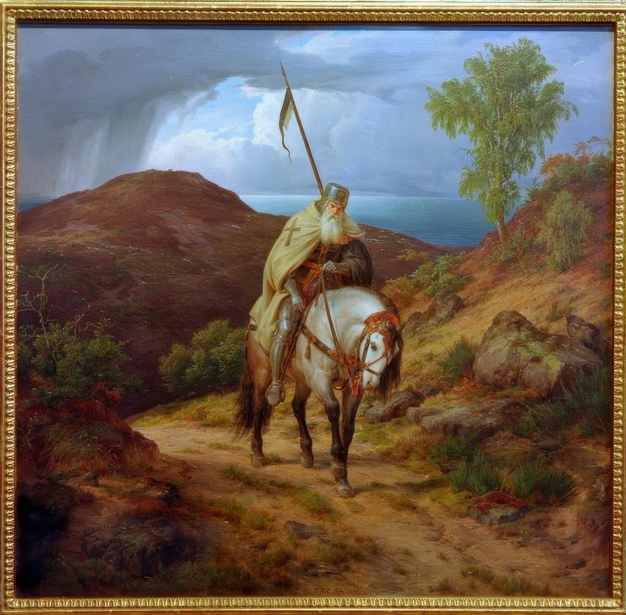 Återvändande korsfarare av Carl Friedrich Lessing