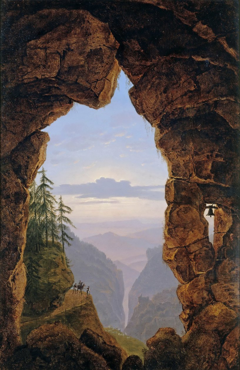 Gate in the Rocks, 1818. av Karl Friedrich Schinkel