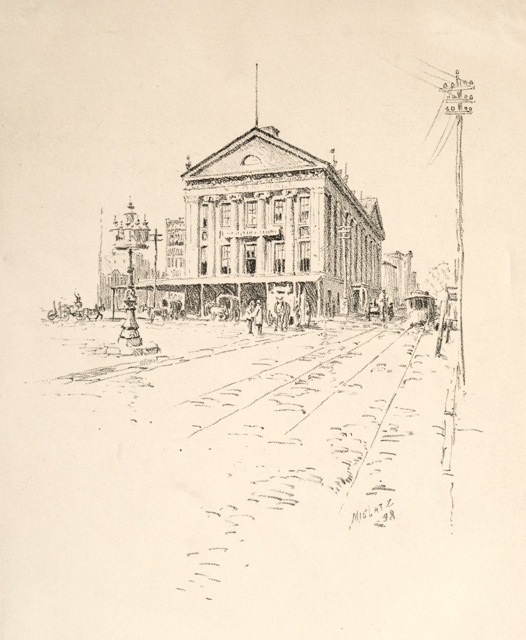 Utan titel, 1898. av Karl Friedrich Wilhelm Mielatz