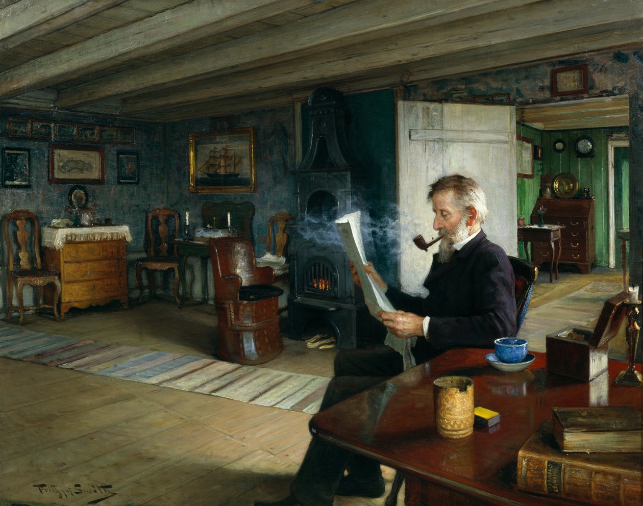 Skepparens vardagsrum av Karl Frithjof Smith