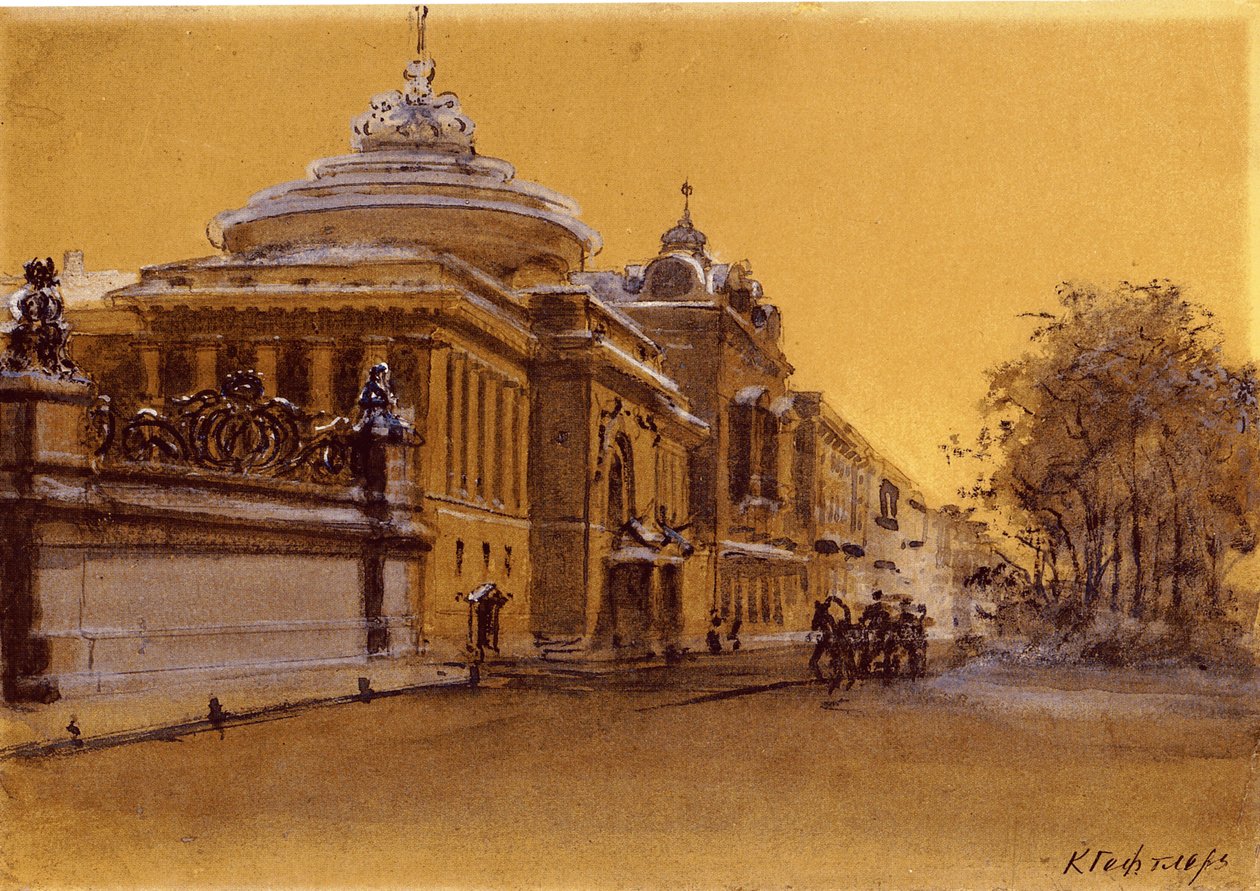 Panayev-teatern i Sankt Petersburg av Karl Geftler